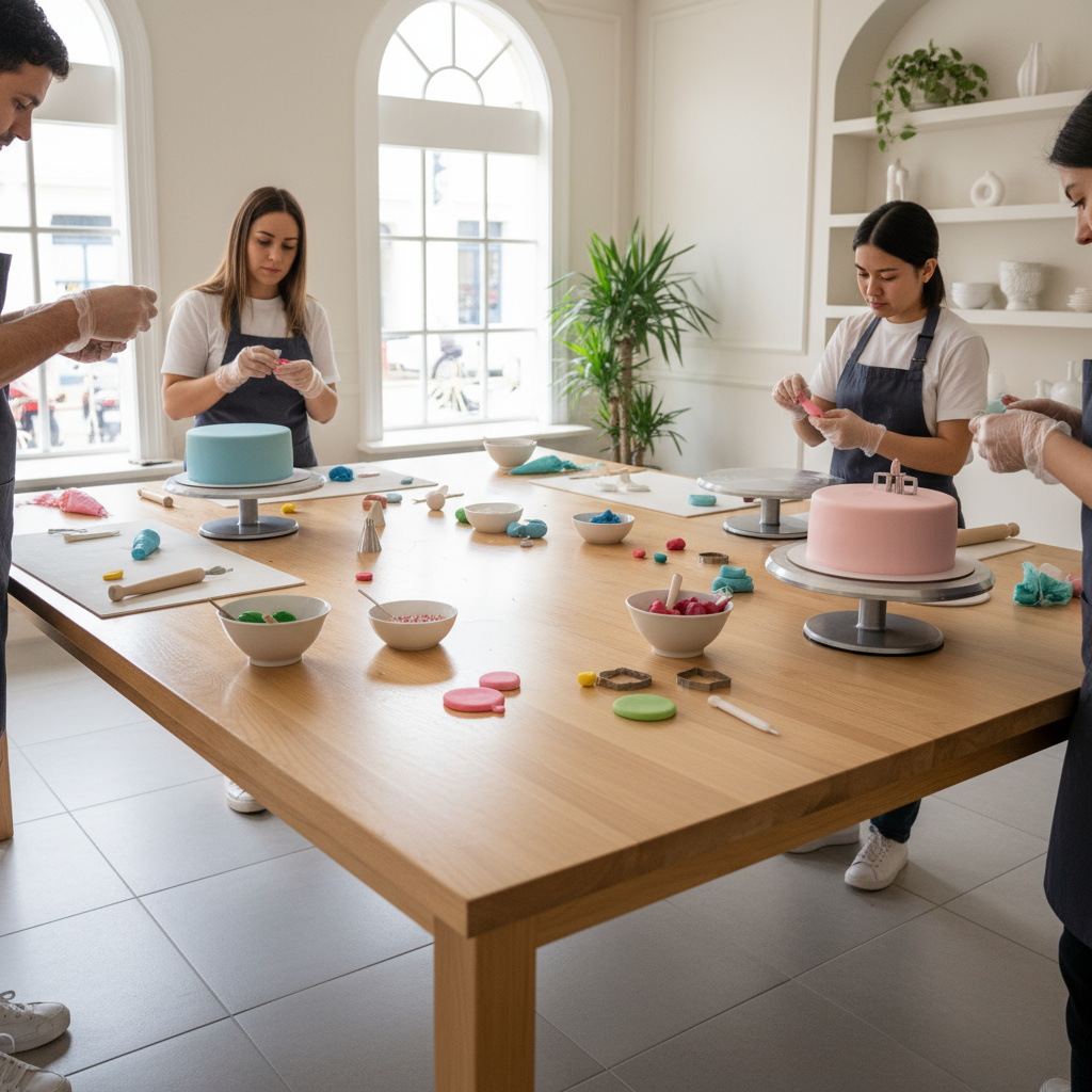 Sugarcraft Workshop in der CakeShifter Patisserie Zürich